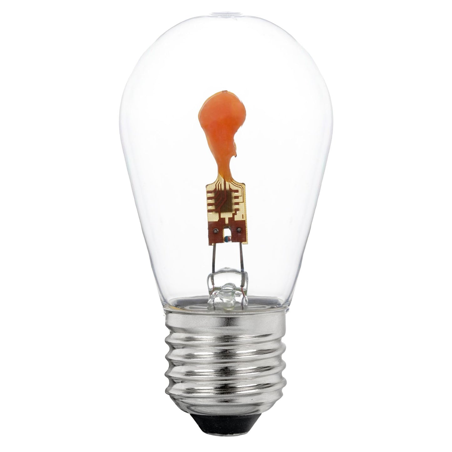 Festive Living Flicker Flame S14 LED Light Bulbs, 5 Pack, Ultra Warm Tone