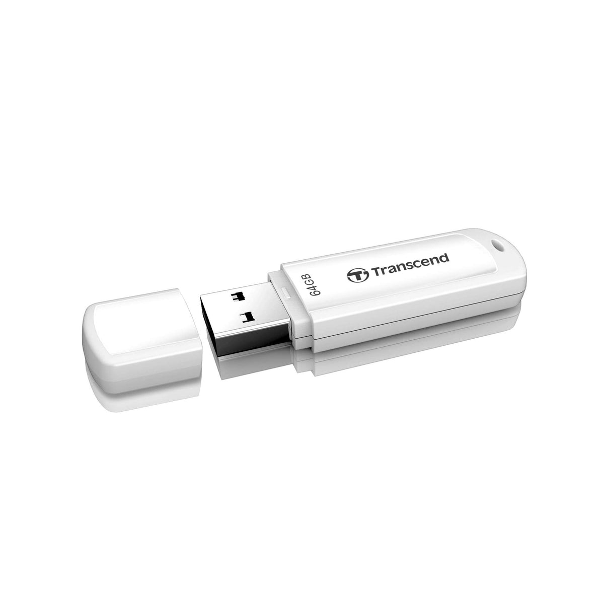 Transcend TS64GJF730 64GB JetFlash 730 USB3.1 Flash Drive, White