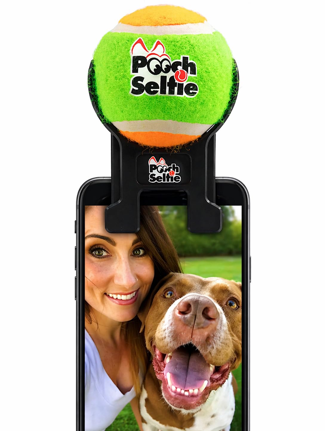Pooch Selfie Dog Camera Toy Get Your Dog to Look at the Camera Instantly | Perfect Photos & Videos | Phone Clip with Attention-Grabbing Ball | As Seen