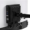 HumanCentric Dual VESA Mount Compatible with Dell OptiPlex Micro Mount, Supports VESA Dell Micro Mount Using Monitor Arm Wall Mount 100x100mm, Power