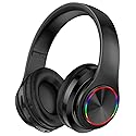 Fragolucyou Wireless Bluetooth Headphones-Colorful Lights,Foldable,Bluetooth 5.0,10 m Range,Stereo Surround,Built-in Microphone,Comfortable affixed…