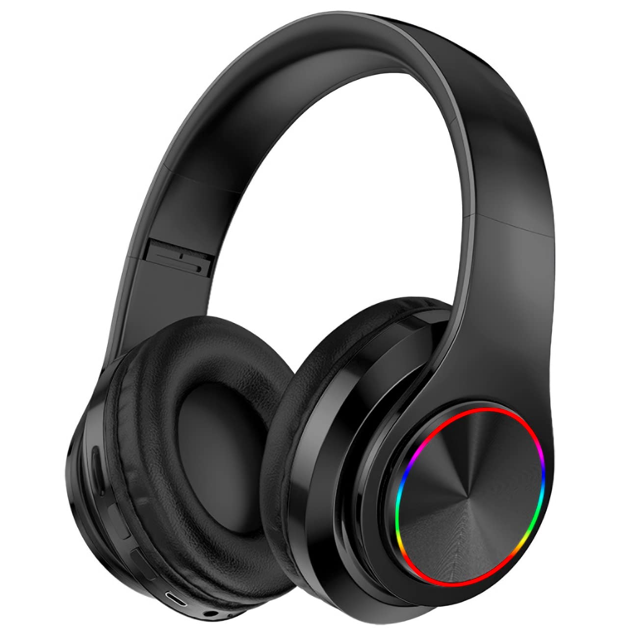 Fragolucyou Wireless Bluetooth Headphones-Colorful Lights,Foldable,Bluetooth 5.0,10 m Range,Stereo Surround,Built-in Microphone,Comfortable affixed…