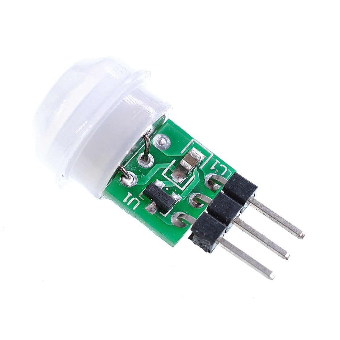 Oiyagai AM312 Mini PIR Motion Sensor (2 Pack) - Infrared Detector, 3-5m Detection Range, 2.7-12V Input, Low Power Design, for Arduino, ESP8266