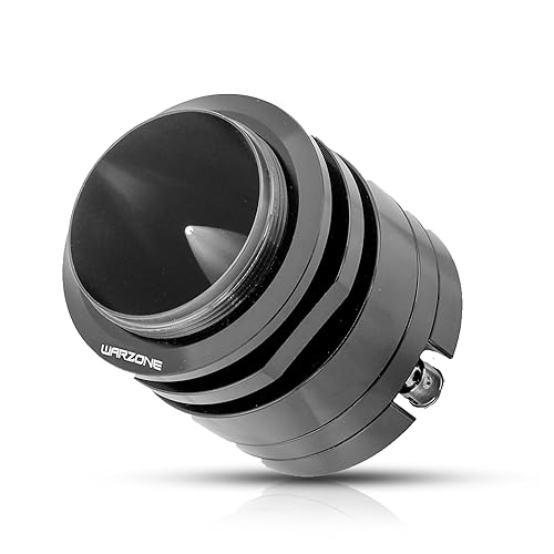 Warzone WZ45TW 1.7-Inch Super Tweeter Speaker, 4 Ohm, 1500W Max Power, 106dB Sensitivity, Titanium Diaphragm, CCAW Voice Coil for Pro Car Audio