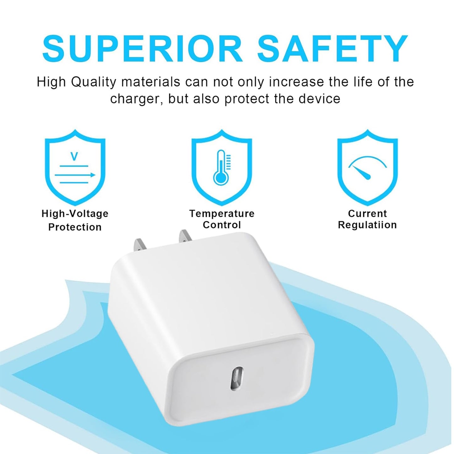 i Phone Charger Fast Charging, 4 Pack 20W Type-C Fast Charger Block for i Phone 17/16/15/14/13/12/11 Pro Max/Xs Max/XR/X,USB-C Charge Brick Box