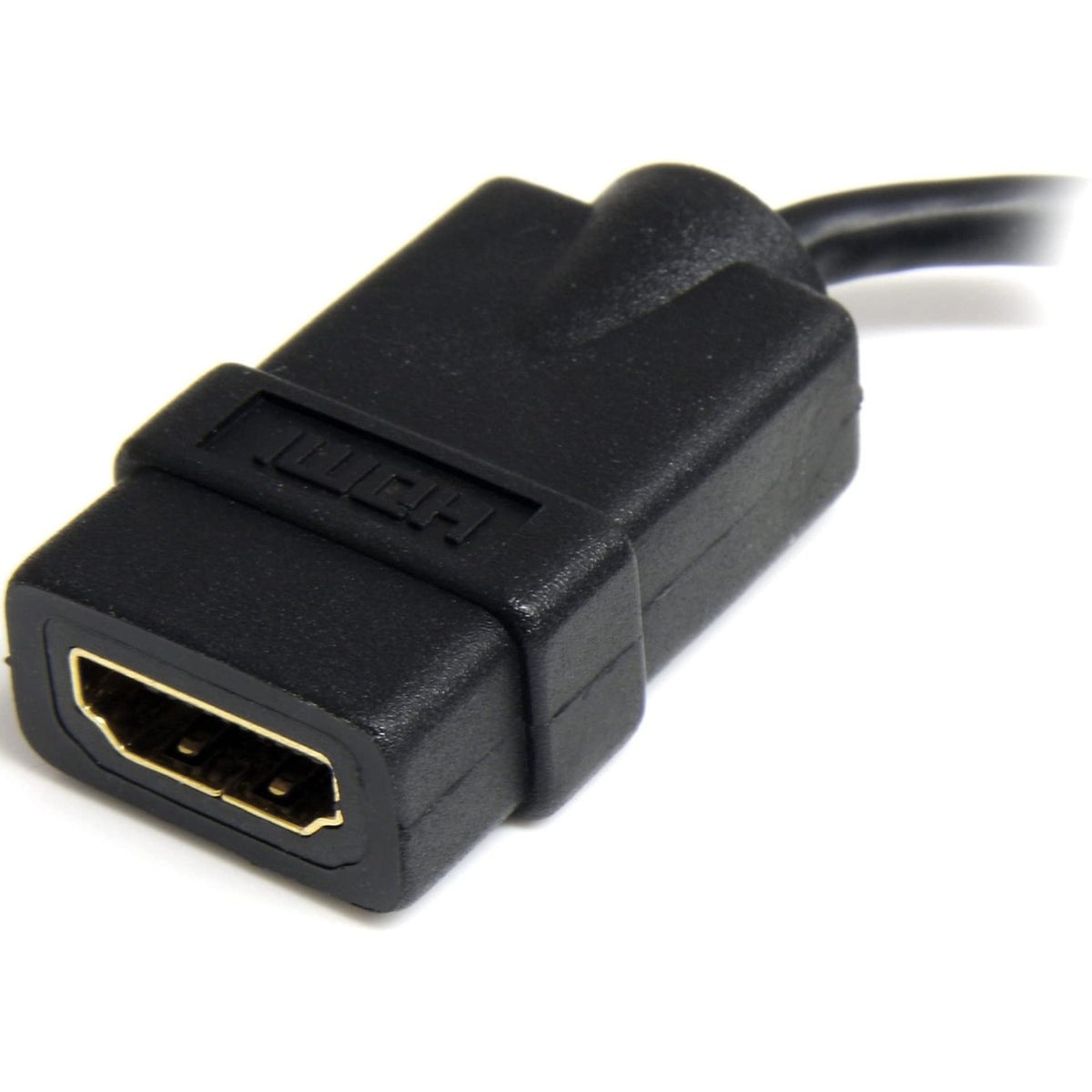 StarTech Micro HDMI to HDMI Adapter, 4K 30Hz, Male to Female (HDADFM5IN)