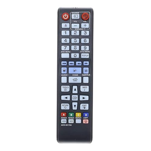 New AK59-00172A Remote Control Replacement for Samsung BD-F5700 BDHM57CZA BD-H6500 BD-H6500/ZA DVD BD Blu-Ray Disc Player