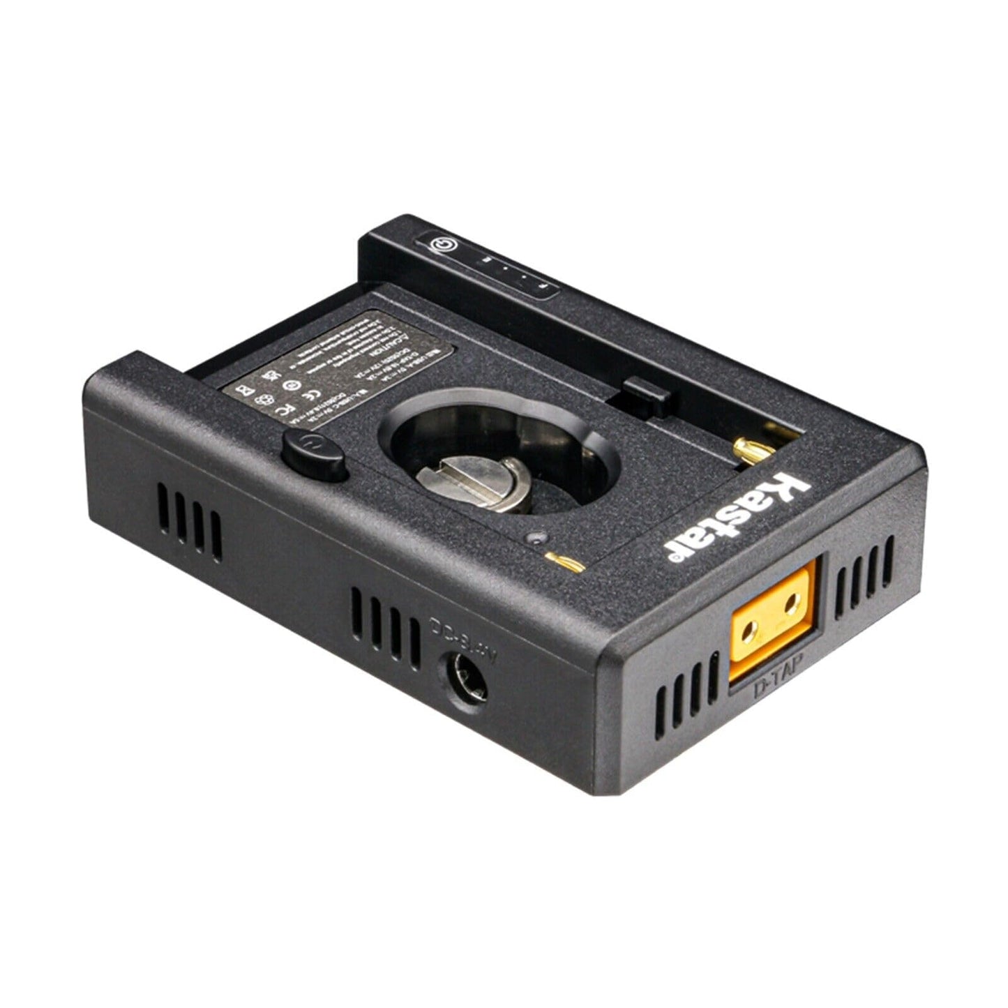 Kastar NP-F Battery Adapter Plate W/LED Indicators, Input Type-C 5V 3A, 8.4V 5A 5.5x2.1mm, Output 12V 2A 5.5x2.5mm, 16.8V 2A Dtap, 5V 3A USB for NP-F
