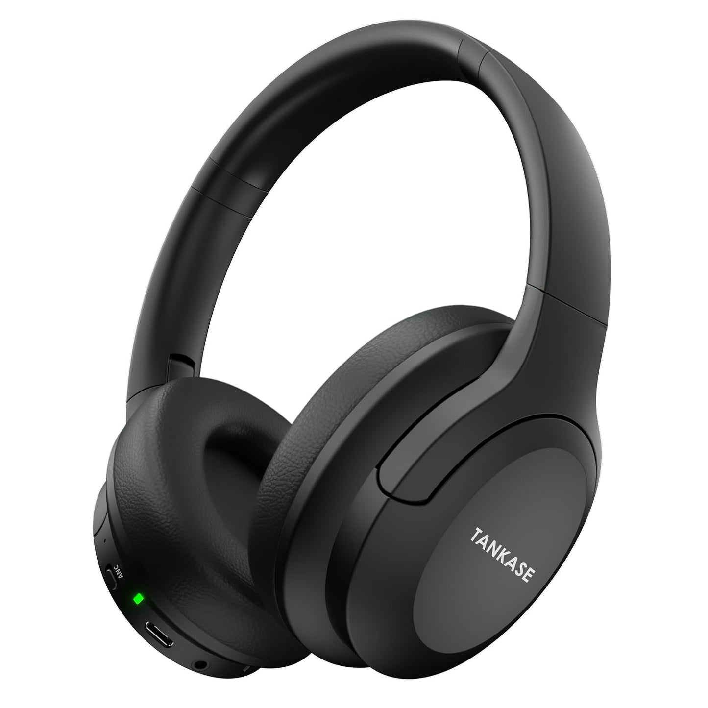 TANKASE Active Noise Cancelling Headphones, Wireless Over Ear Bluetooth Headphones,100H Play Time Bluetooth Headphone with Microphone,Lightweight…