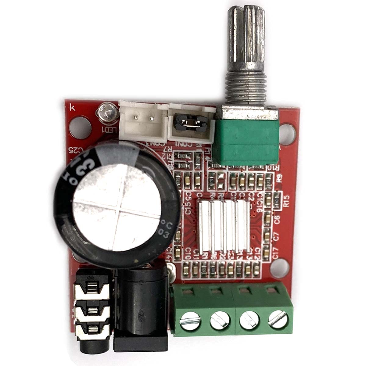 Kiro&Seeu PAM8610 Dual Channel DC 12V Pure Digital Audio Stereo Amplifier AMP PCB Board Class D 10W x 2 High Power Amplifier Module