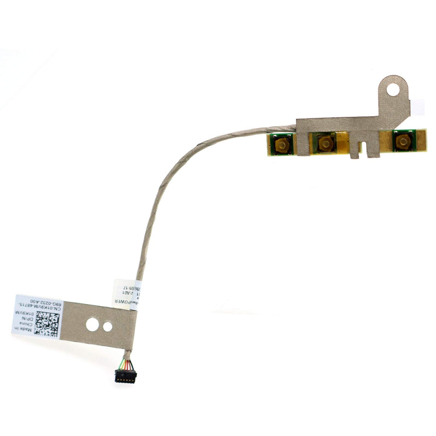 Deal4GO Volume ON Off Power Button Board w/Cable Replacement for Dell Inspiron 11-3147 3148 3152 3157 3158 13-7359 7347 7348 15-7558 7568