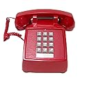 Cortelco 250047-VBA-20MD Desk ValueLine RED