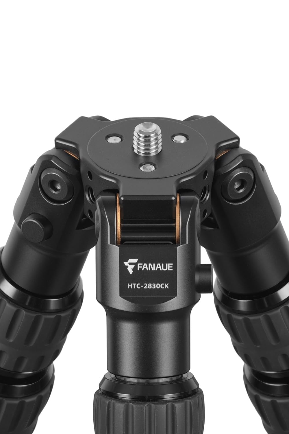 FANAUE Carbon Fiber Tripod with 3/8" Mounting Stud, 3 Angle Stop Positions - Ultra Stable Professional Camera Tripod,Lightweight Tripod for Hunting