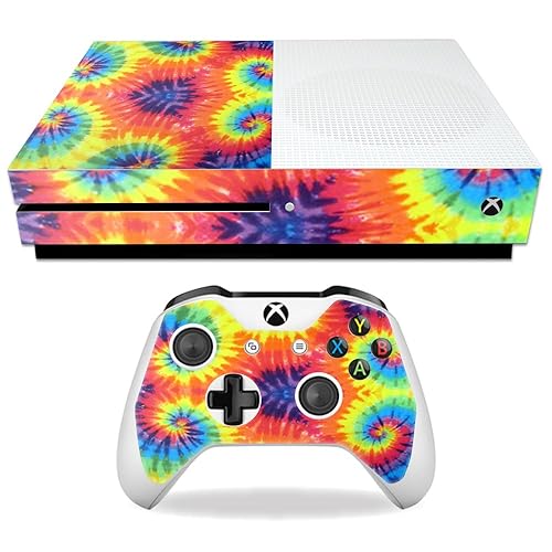 MightySkins Skin Compatible with Microsoft Xbox One S - Tie Dye 2 | Protective, Durable, and Unique Vinyl Decal wrap Cover | Easy to Apply, Remove