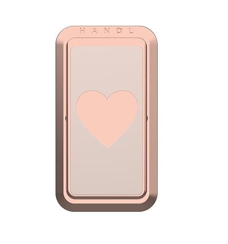 HANDL New York Rose Gold Heart HANDLstick Grip and Stand for Smartphone