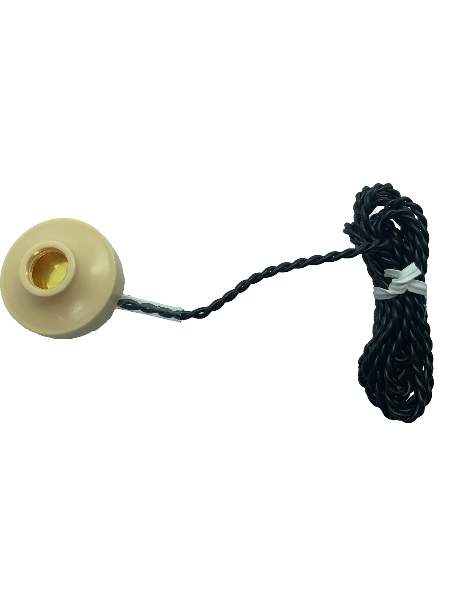 ProTechTrader Piezoelectric Ear Phone High Impedance Ceramic Piezo Ear Piece for Crystal Radios - Upgraded Brass Diaphragm with All Soldered…