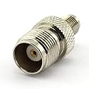 DGZZI 2-Pack TNC Female to SMA Female RF Coaxial Adapter TNC to SMA Coax Jack Connector