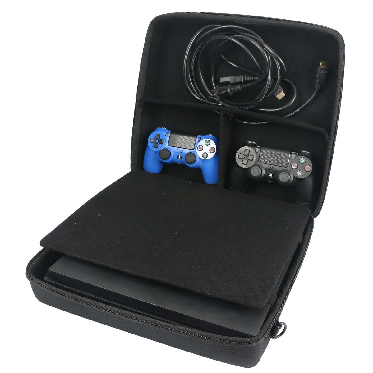 co2CREA Hard Travel Case replacement for Sony Playstation 4 PS4 Pro Console + Dualshock 4 Controller / PS4 Camera/Move Motion