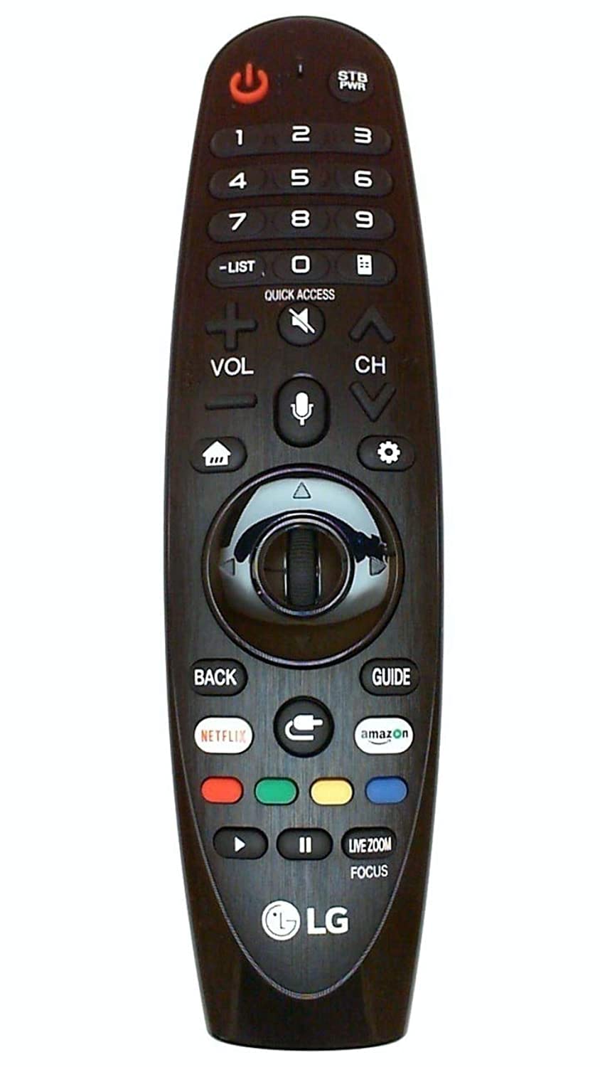OEM LG AN-MR18BA Magic Remote Control with Netflix and Amazon Buttons Voice Mate for All 2018 4K UHD Smart LG Televisions OLED65W8PUA OLED77W8PUA