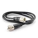 MPD Digital Cablesonline 3ft RG8x Coax Uhf (PL259) Male/50 Ohm Antenna Cable (R-U003)