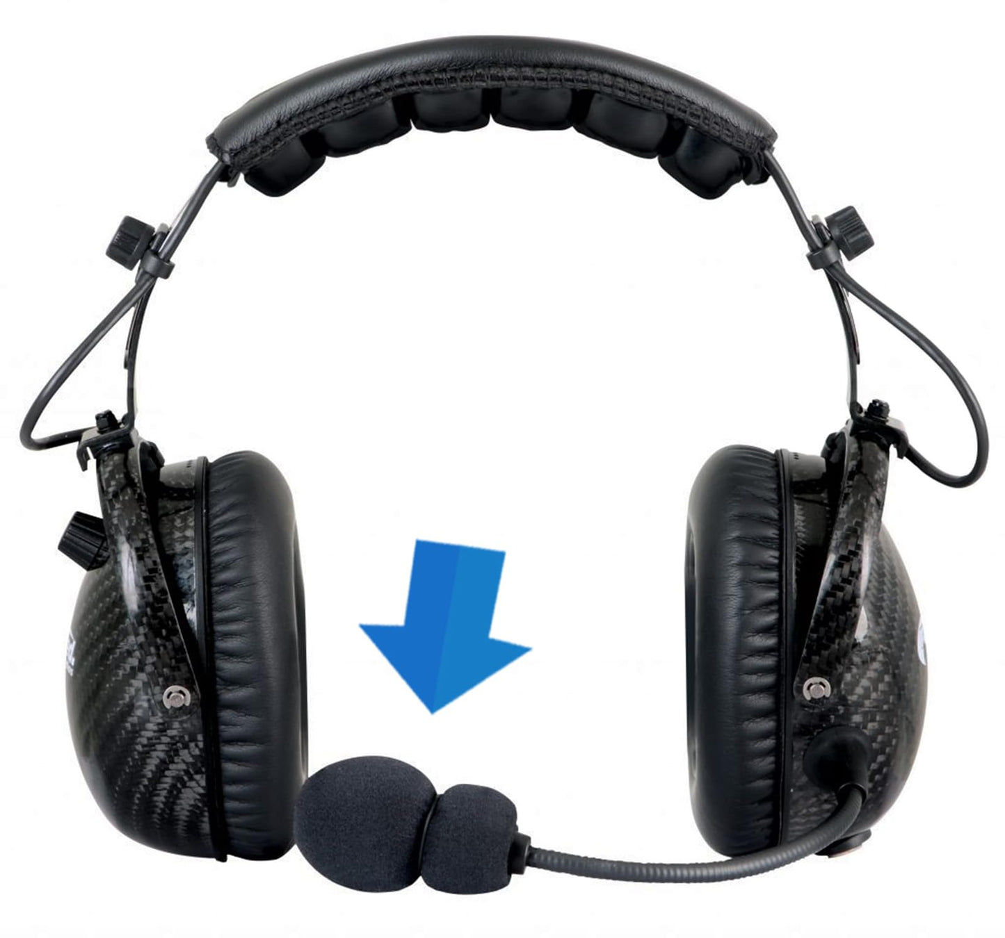 LEFXMOPHY Pop Filter for Rugged Radio Headset Mic Foam 3-Pack Microphone Windscreen