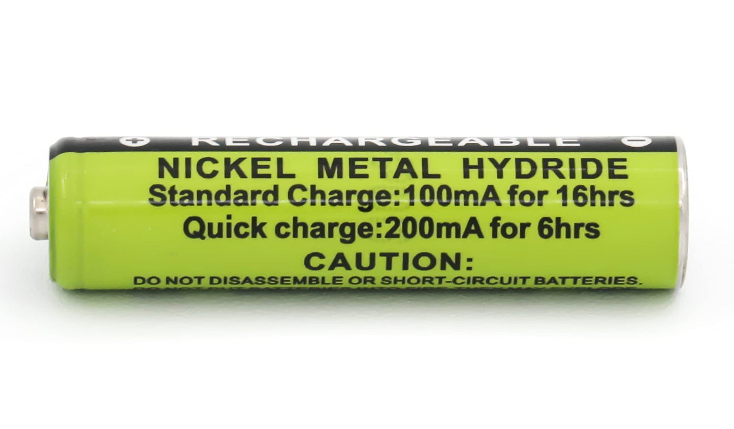 BatteryDealz 1.2V NiMH AAA Rechargeable Batteries Compatible with Panasonic Cordless Telephones (4-Pack)