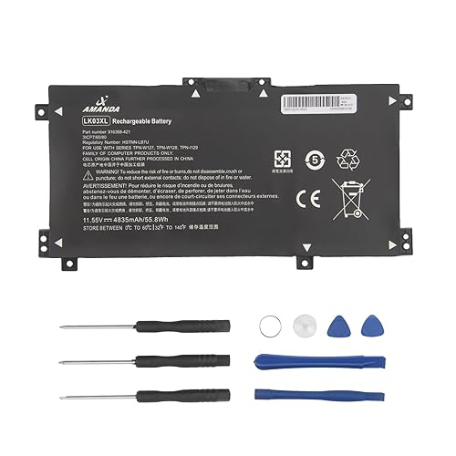 L09281-855 LK03XL Battery Replacement for HP Envy X360 15M-CN0012DX 15M-CN0XXX 15M-BP1XX 15M-CN0011DX 15M-BQ121DX 15-CP0XXX 15-CN1XXX 15-CR0XXX