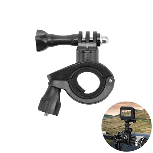 Bike Camera Mount, Floor88 Motorcycle Bicycle Bike Handlebar Mount Seat Post Ski Pole Holder 360 Degree Rotation and Lock Any Direction Compatible