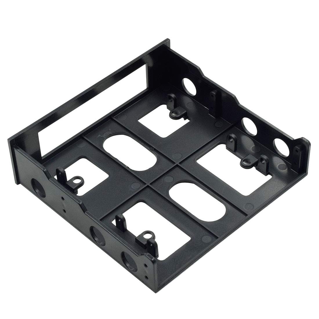 PHITUODA 5.25" to 3.5" Drive Bay Adapter Front Bay Mounting Bracket -1pc