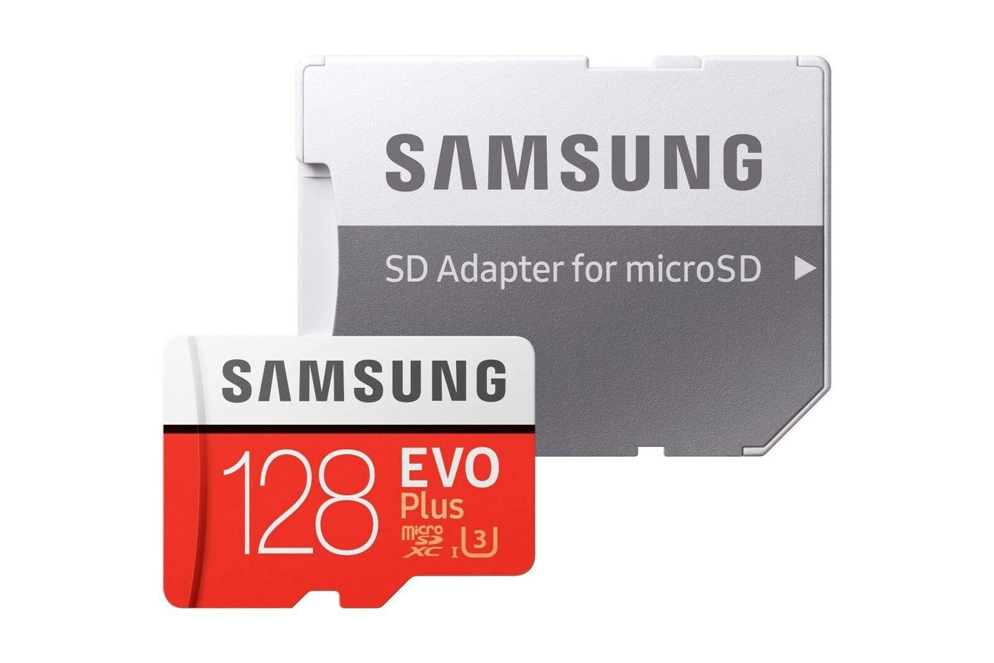 Samsung Evo Plus Class 10 UHS-I microSDXC U3 with Adapter (128GB MB-MC128GA/APC)