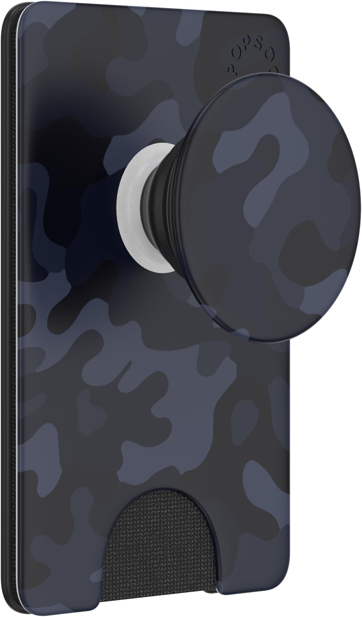 PopSockets PopWallet+ with Swappable PopTop: Phone Grip, Phone Stand, and Wallet for Cards, Removable, Camo of The Night