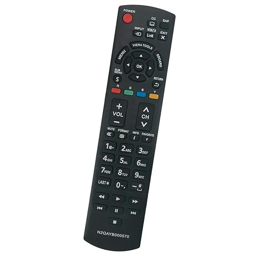 New N2QAYB000570 Replace Remote Control for Panasonic TV TC-P60S30UA TC-P60S30 TC-P50S30