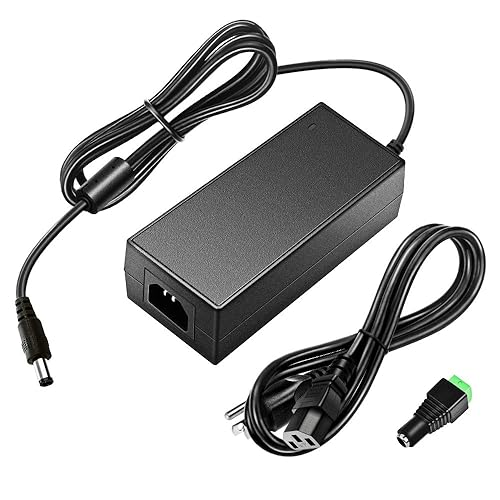 SHNITPWR 12V 3A 36W AC DC Power Supply Adapter 100V~240V AC to DC 12 Volt 3 Amp Converter Transformer LED Driver with 5.5x2.5mm Plug for 5050 3528…
