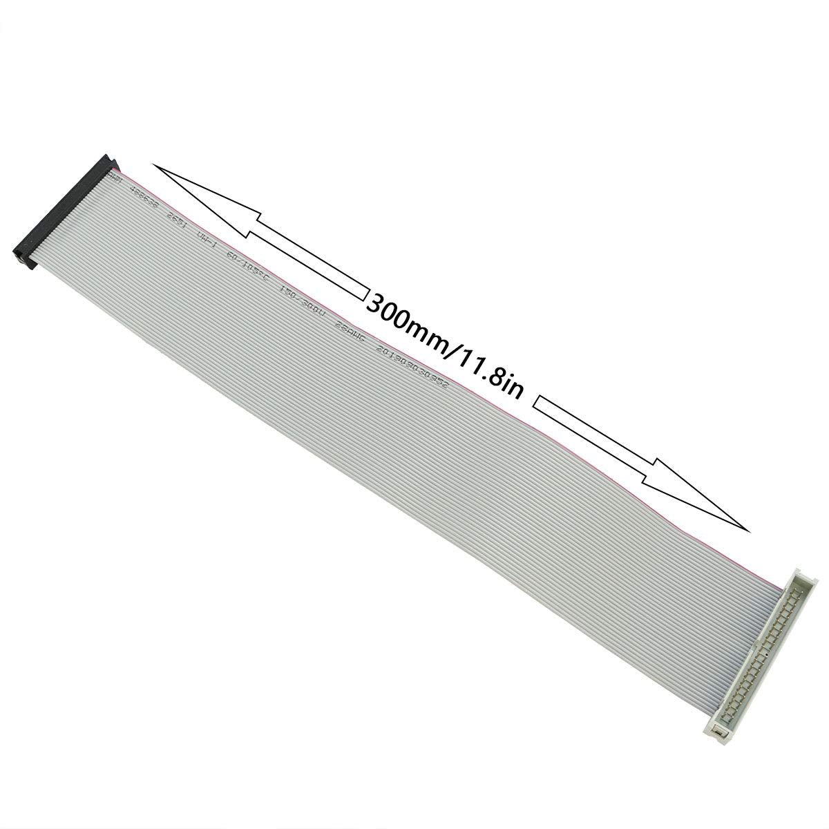 ZRM&E 30cm IDE Female to Male HD Cable - 40 Pins Extension for 3.5 & 5.25 Inch IDE Drives
