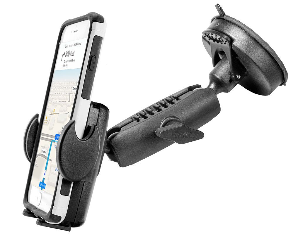 Arkon Windshield Suction Phone Mount for iPhone X 8 7 6S Plus iPhone 8 7 6S Galaxy S7 S6 Note 8 5 Retail Black