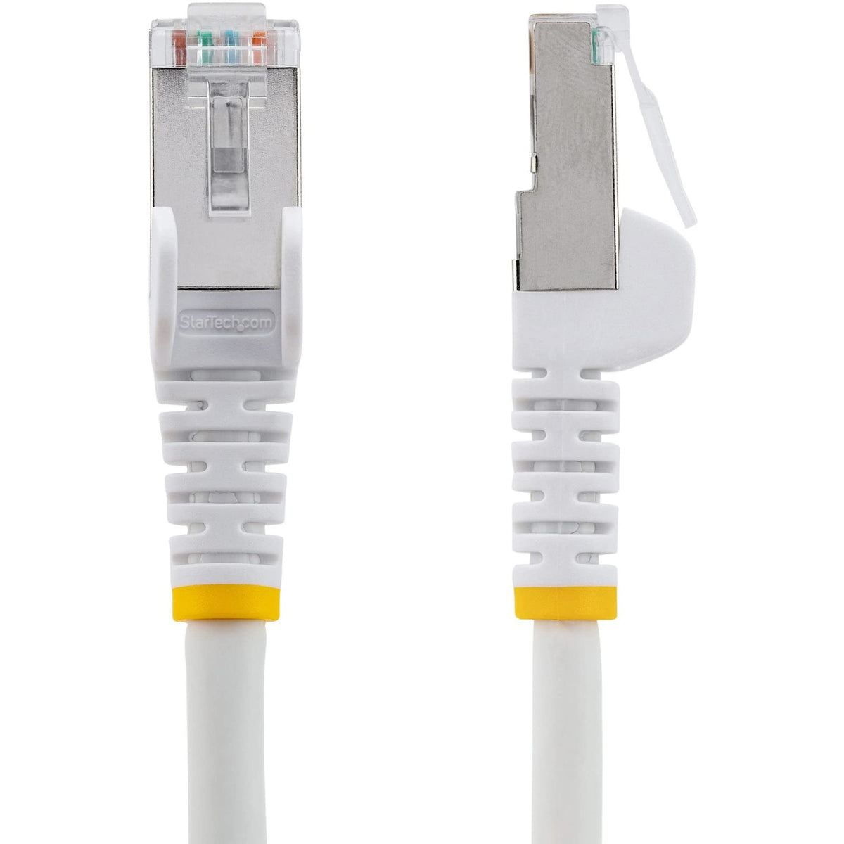 StarTech 35ft Cat6a Snagless Ethernet Cable, S/FTP, 100W PoE, LSZH, White