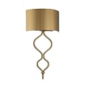 Savoy House 9-6520-1-322 Como Bohemian Modern Metal Wall Sconce, Integrated LED 1-Light 14 Watt, 20" H x 11" W, Warm Brass