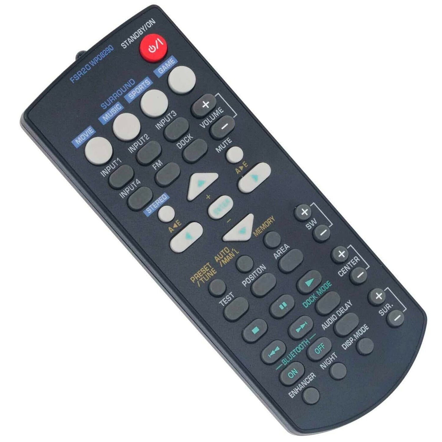 New FSR20 WP08290 Replace Remote Control for Yamaha Soundbar YAS-81 YAS-71 YAS-81CU YAS-71CU