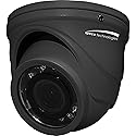 Speco Technologies HT471TG 4MP IR HD-TVI Outdoor Analog Mini-Turret Dome Camera with 2.9 mm Fixed Lens, BNC Connection.