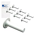 ICC Cable Spool Without Screw, Wall-Mount Cable Organizer, 10-Pack, Durable Plastic - ICACSWDS10