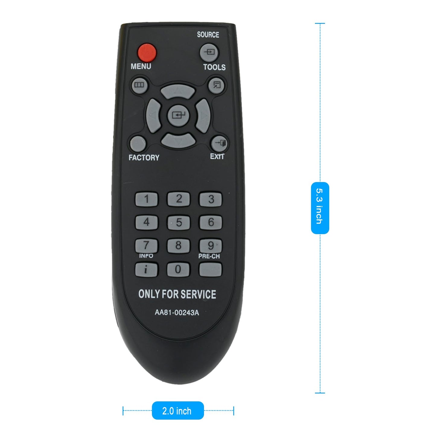 AA81-00243A Replaced Service Remote Control Applicable for Samsung TV