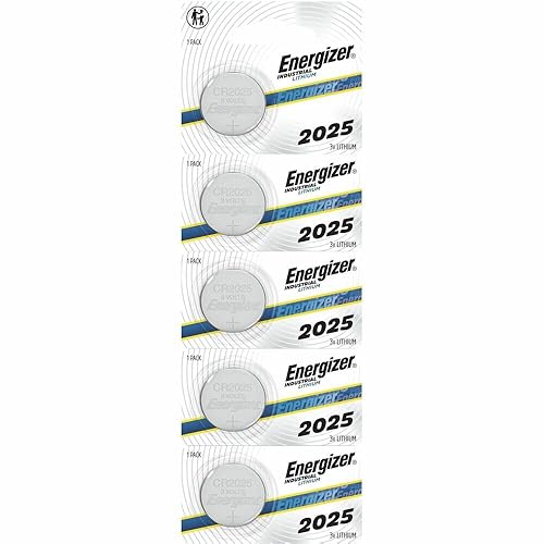 Energizer Industrial Lithium Batteries, 2025, Pack of 5 Batteries, ECRN2025