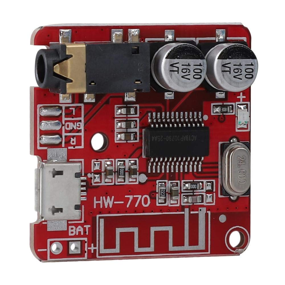 Lazmin Audio Receiver Module,Bluetooth 4.1 MP3 Decoder Board Stereo Car USB Digital Power Amplifier Board Module