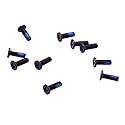 10X M2.5 x 7mm Back Plate Replacement Screw D Bottom Cover Case Screws Set for Dell Inspiron 13 5000 5368 5378 5379 and 13 7000 Series 2-in-1 Laptop