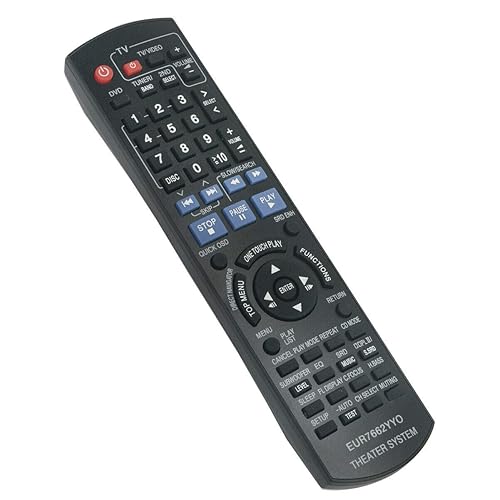 Replacement Remote Control Controller for Panasonic SC-PT1050 SCPT1050 Home Theater System