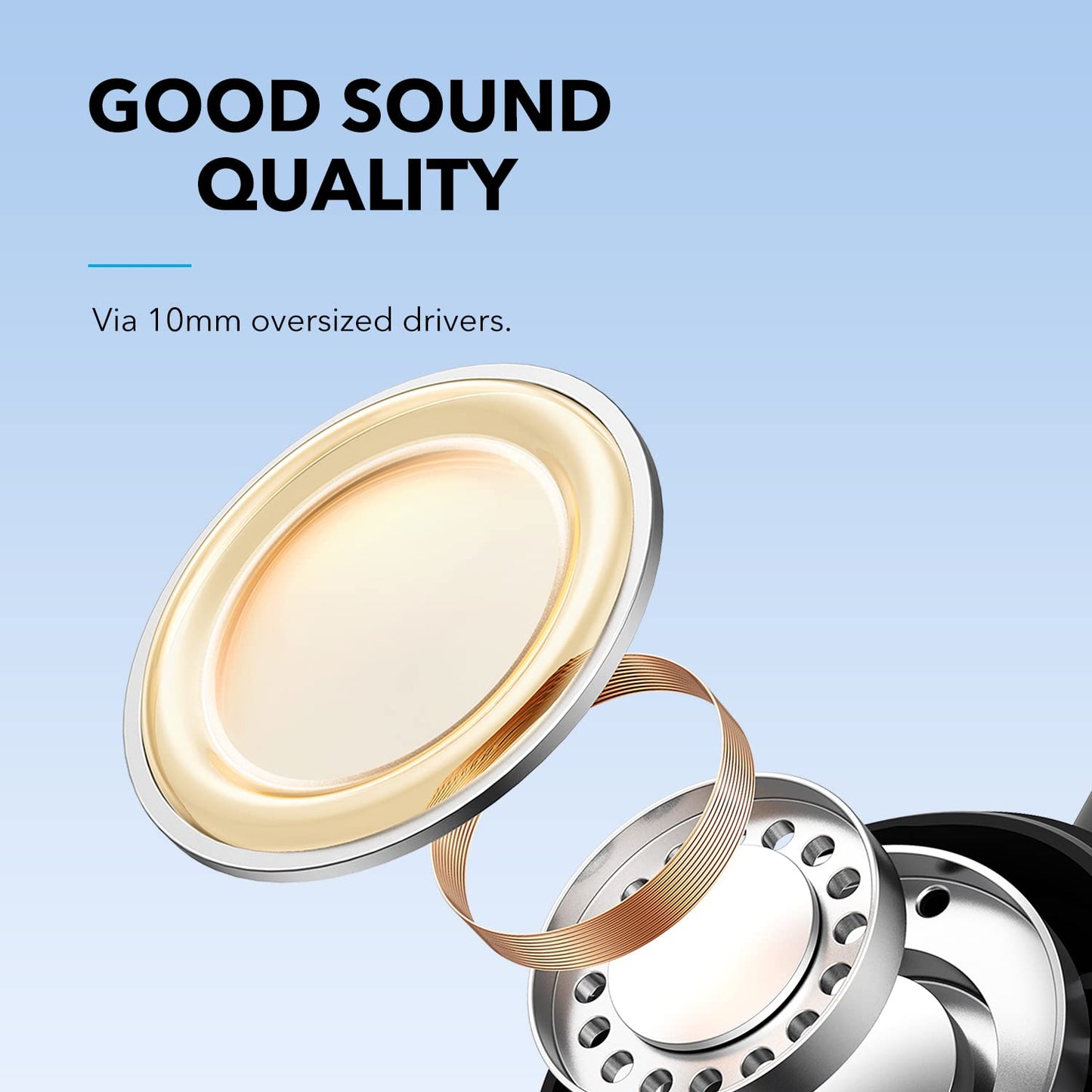 Soundcore by Anker Life P2i True Wireless Earbuds, AI-Enhanced Calls, 10mm Drivers, 2 EQ Modes, 28H Playtime with Fast Charging, Bluetooth 5.2