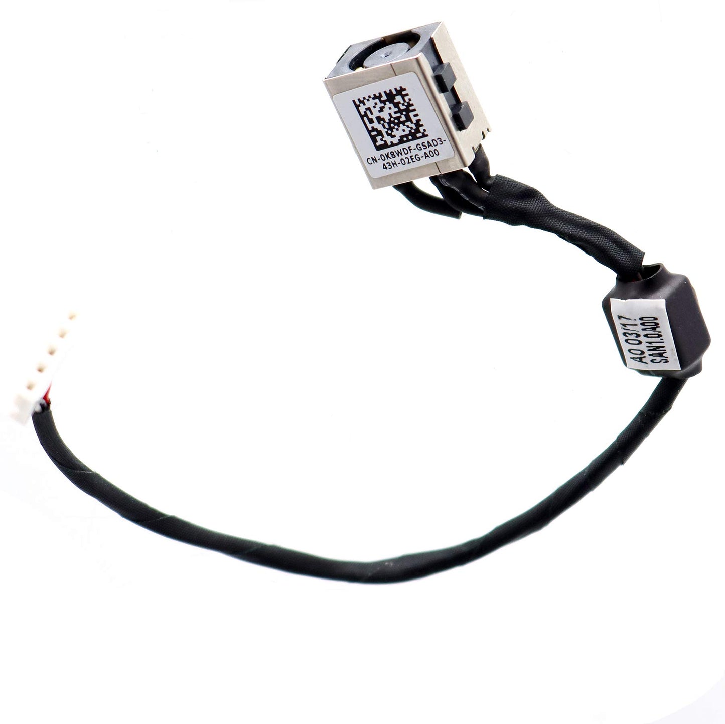 Deal4GO DC Power Jack Cable Charging Port K8WDF 0K8WDF Replacement for Dell Inspiron 14 5457 5448 5447 5445 5443 5442 5439 4528