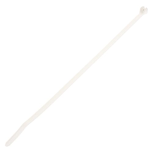 Panduit BT2M-C Dome-Top Barb Ty Cable Tie, Nylon 6.6, Miniature Cross Section, Plenum-Rated, Curved Tip, 18lbs Min Tensile Strength, 2" Max Bundle