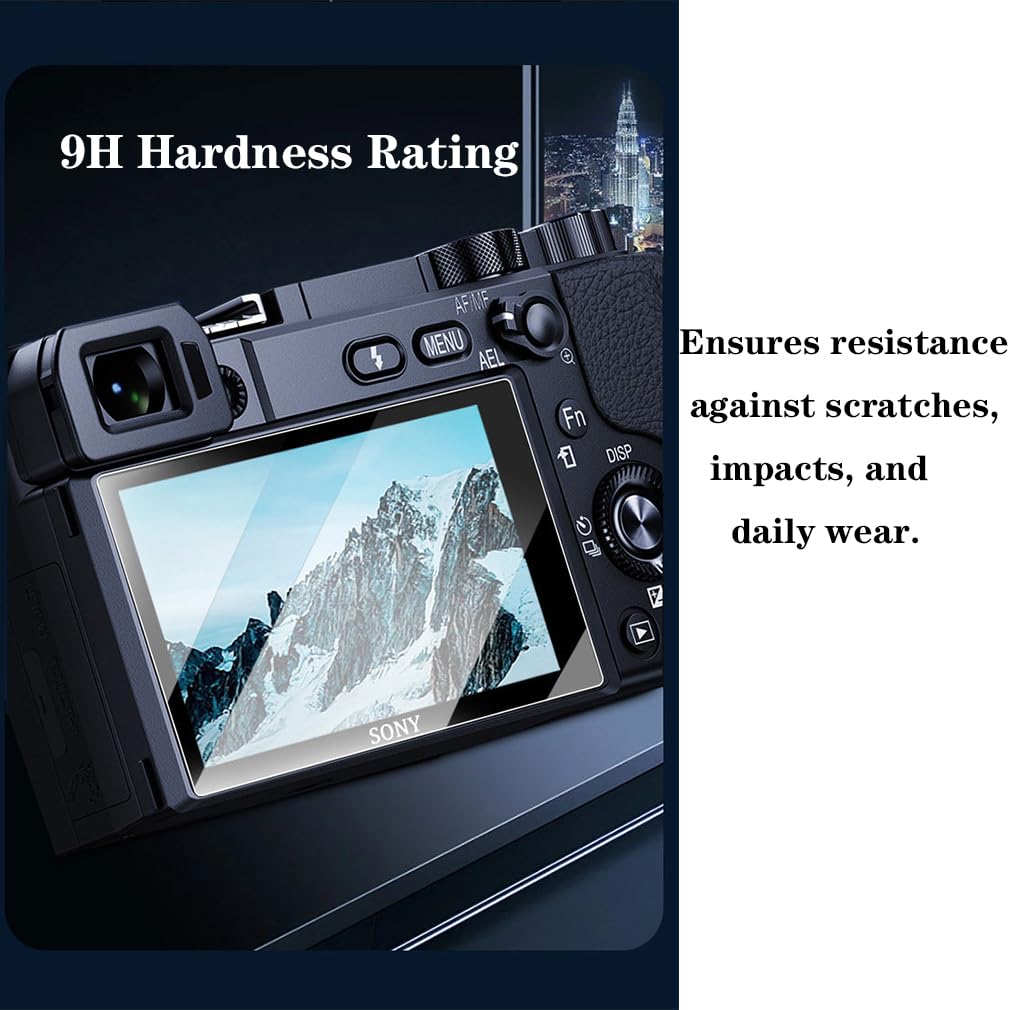 Gomass Screen Protector for Sony Alpha A7V A7V A7RV 7RV A7RV A7M5 Camera Tempered Glass Flim 0.3mm 9H Hardness Tempered Glass Cover Anti-Scrach