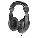 Compucessory Deluxe Stereo Headphones, Black